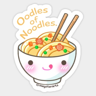 Oodles of Noodles - Ramen Noodle Sticker